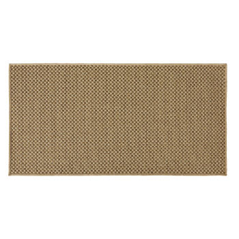 DOTTY - Gewebter Teppich aus Polypropylen, beige, 80x150