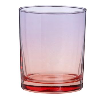 Set van 3 - Glas, roze en lichtpaars tie-and-dye