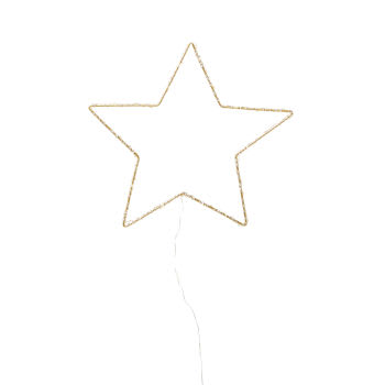MILA - Gold Light-Up Metal Star