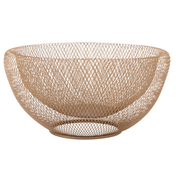Gold Metal Basket