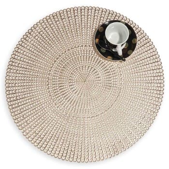Céleste - Set van 2 - Goudkleurige ajour placemat D41 CÉLESTE