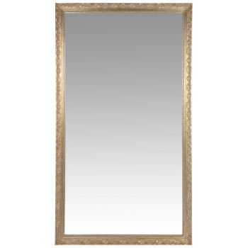 VALENTINE - Grand miroir rectangulaire à moulures irisées 120x210 