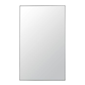 Leonardo - Grand miroir rectangulaire noir 120x190