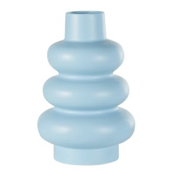 NESTADOR - Grand vase en dolomite bleue H40