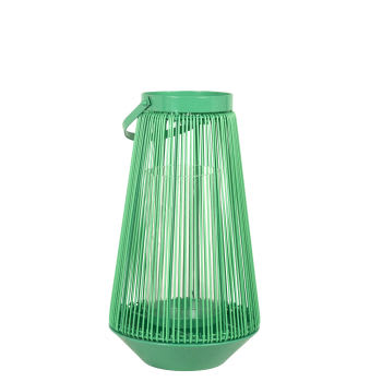 SCOUBIDOU - Groene opengewerkte lantaarn