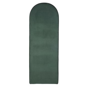 Hackney Business - Testata da letto modulabile professionale in velluto di poliestere riciclato verde, 60x170 cm