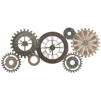 Mécanisme - Horloges murales rouages en métal patiné L164