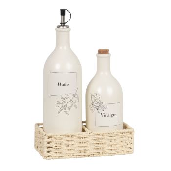 Maison Exclusive Botellero de pared para 24 botellas 2 unidades Maison  Exclusiveerro blanco