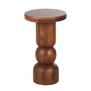 ISABELLE - Tavolino da salotto in legno massello di mango