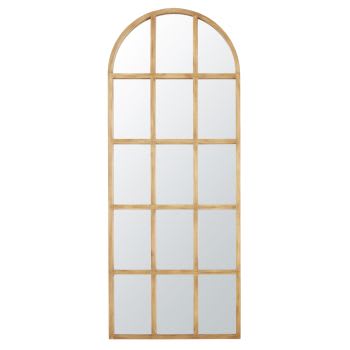 Specchio finestra in metallo dorato 90x140 cm | Maisons du Monde