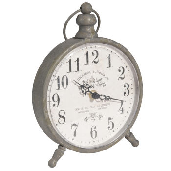 Julietta - Reloj metálico de mesa 17x21