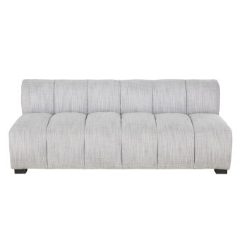 Kurumba Business - 4-Sitzer-Modulelement für modulares Sofa für gewerbliche Nutzung, hellgrauem