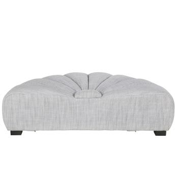 Kurumba Business - Pufe para sofá modular profissional cinzento-claro