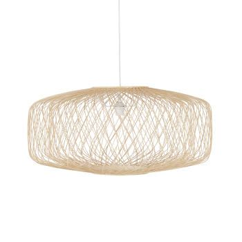 SARTENE - Lampada a sospensione in bambù Ø 81 cm
