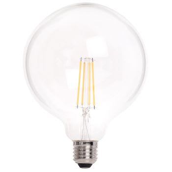Lâmpada LED globo E27 60 W transparente
