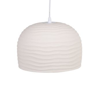 KONYA - Lámpara de techo redonda de cerámica marfil