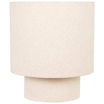 Hazel - Lampe en coton beige