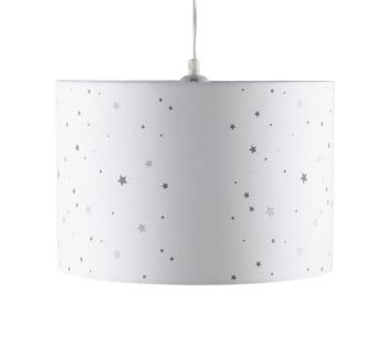 Songe - Lampenschirm für Hängelampe aus weiße mit Sternen-Motiv