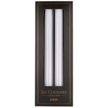 Lange witte kaarsen (x4)
