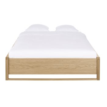 Omni - Letto 4 cassetti beige larg. 170cm, con rete a doghe