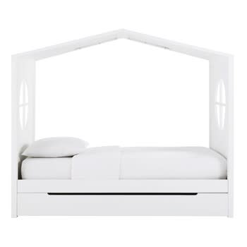 Bucolique - Letto capanna bambino 90x190 cm bianco