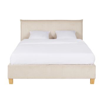 Letto imbottito 180x200cm con funzione di ricarica (USB e