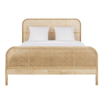 Michelle - Letto in rattan incannucciato 160x200 cm