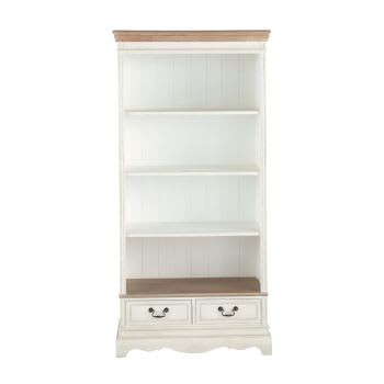 Libreria a parete futurista in legno laccato bianco (anni '10/'20