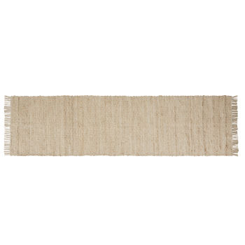 LODGE - Teppich aus Jute und recycelter Baumwolle, 80x300cm