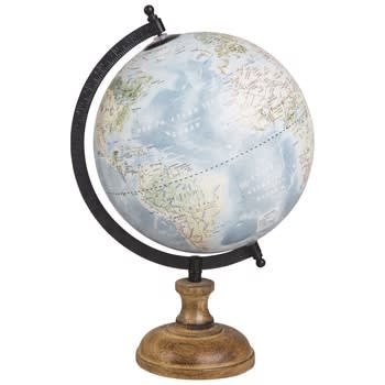 LOISANCE - Globo terrestre com mapa do mundo altura 28