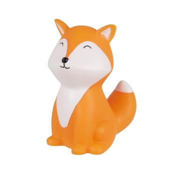 EDGARD - Luz de presença em forma de raposa em laranja e branco LED