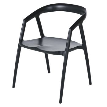 Mangrove - Stuhl aus schwarzem Kautschukholz
