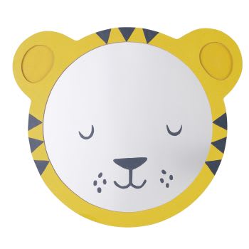 MANI - Espejo de tigre amarillo y negro, 34x31
