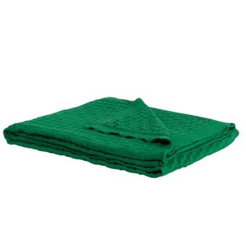 NALIO - Manta em tecido de malha jacquard verde 170x130