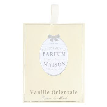 Médaillon - Lot de 4 - Sachet parfumé vanille orientale blanc