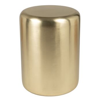 Mesa de apoio em metal dourado