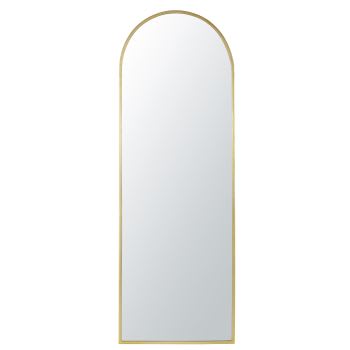 MENARA - Miroir arche en métal doré 55x160