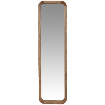 MACEO - Miroir rectangulaire en bois de manguier 39x140