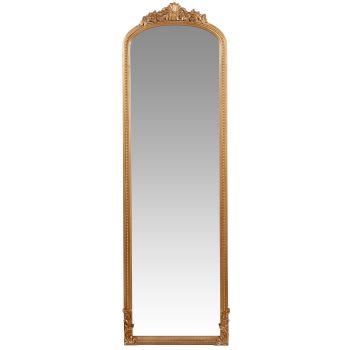 Grand Miroir Rectangulaire Sur Pied Réglable - Base Chromée, Design Moderne - Dimensions 32 X 22 X 17 Cm