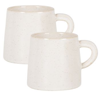 WADI - Lot de 2 - Mug en céramique sable