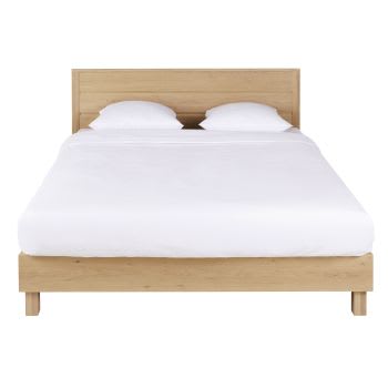 Norre - Beige bed, 160x200