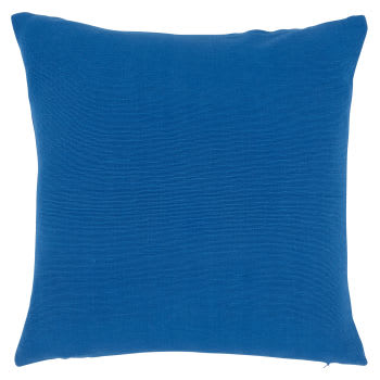 OLARIO - Capa de almofada em algodão reciclado azul 40x40