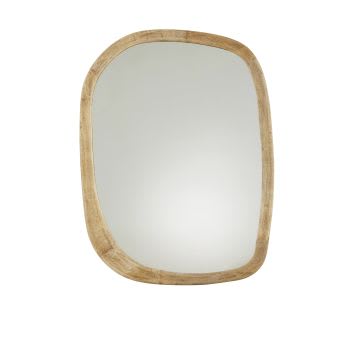 FOHAD - Organische spiegel van mangohout, 95 x 120 cm