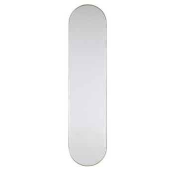 ALYSSA - Ovale spiegel van verguld metaal 35 x 150 cm