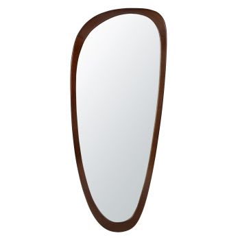 ELVI - Ovaler Spiegel aus Eichenholz, 60x141cm