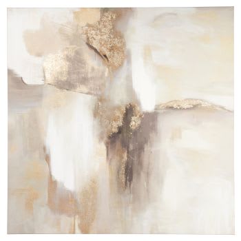 EPHISE - Painted and printed canvas 75x75cm