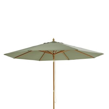 Palma - Kantelbare parasol van aluminium en kakigroene stof 3x3 m
