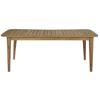 Palmanova - Tavolo da giardino estensibile per 8/12 persone in legno massello di acacia larg. 200/264 cm