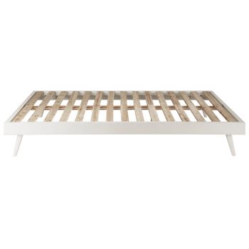 Sixties - Panca letto 140x190 cm scandinavo bianco in pino