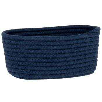 Cesto in cotone blu